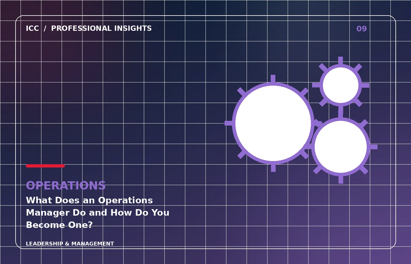 ICC Professional Insights illustration: What Does an Operations Manager Do and How Do You Become One?